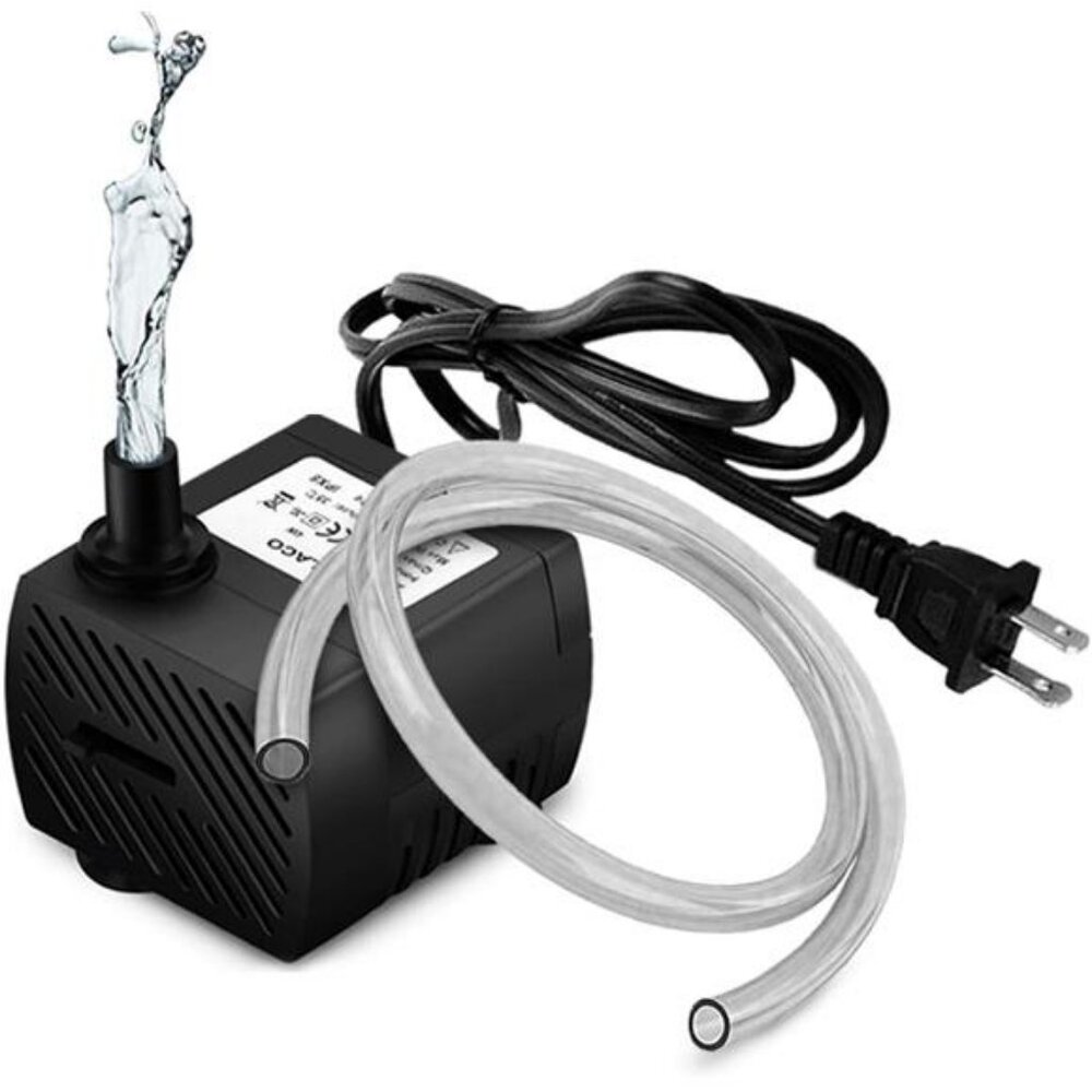 95GPH 5W Mini Submersible Water Pump for Aquarium Fish Tank, Pond, Fountain